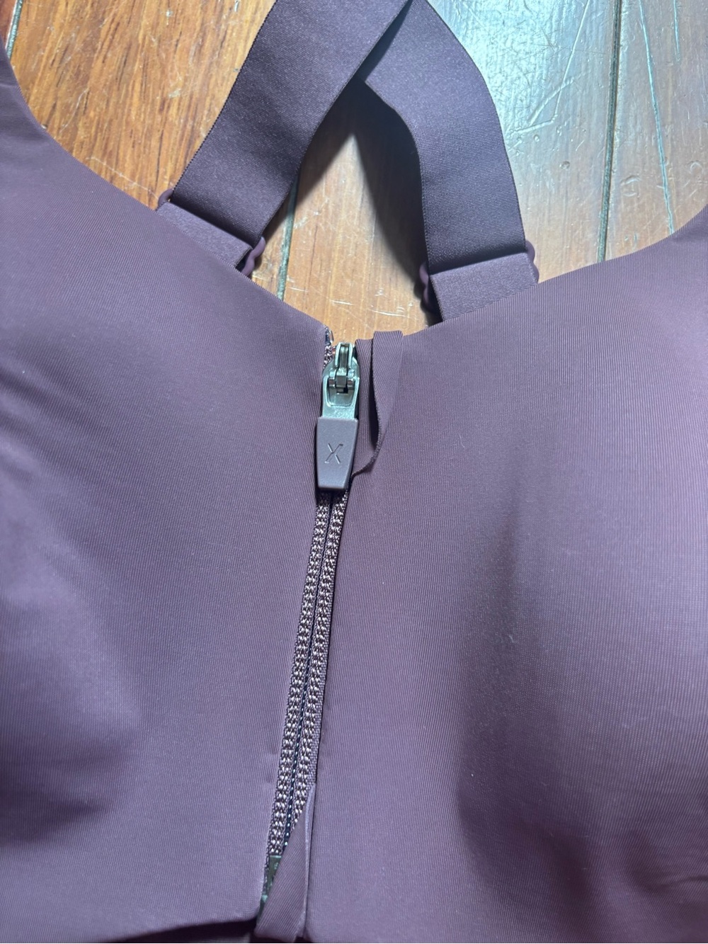 Knix Catalyst Front Zip Sports Bra Purple Size 4 32C, 32D, 34C, 34D - Picture 2 of 6